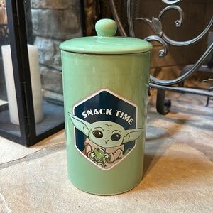 Star Wars Ceramic The Mandalorian Grogu Baby Yoda Treat Cookie Jar